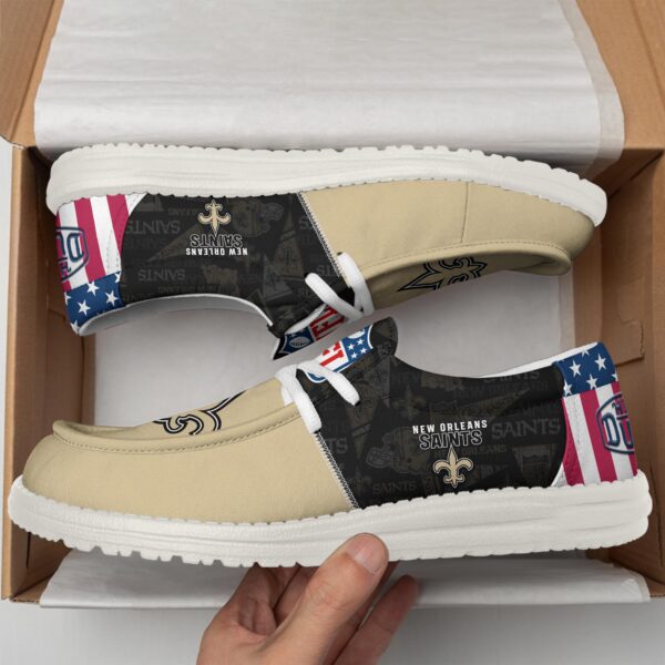 Tubopro New Orleans Saints Personalized Hey Dude Shoes For Men And Women - Image 2