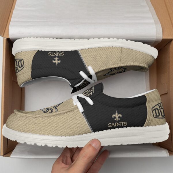 Tubopro New Orleans Saints Personalized Hey Dude Shoes For Men And Women - Image 2