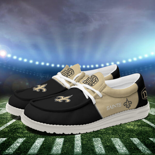 Tubopro New Orleans Saints Personalized Hey Dude Shoes For Men And Women - Image 4