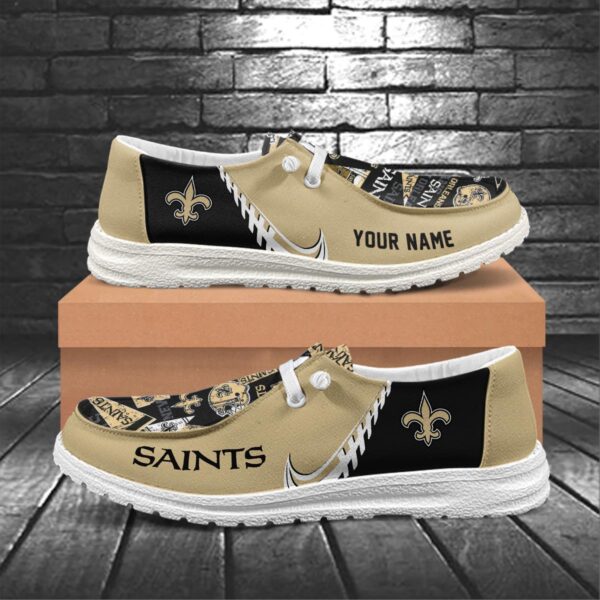 Tubopro New OrleansSaints Hey Dude Shoes For Men And Women - Image 5