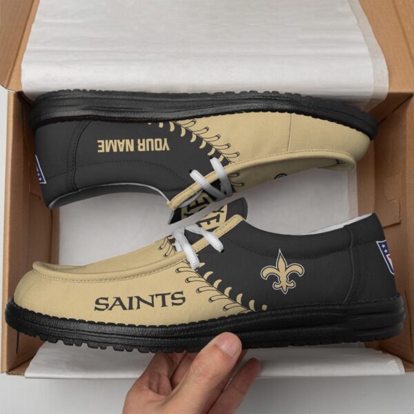 Tubopro New OrleansSaints Hey Dude Shoes For Men And Women - Image 4