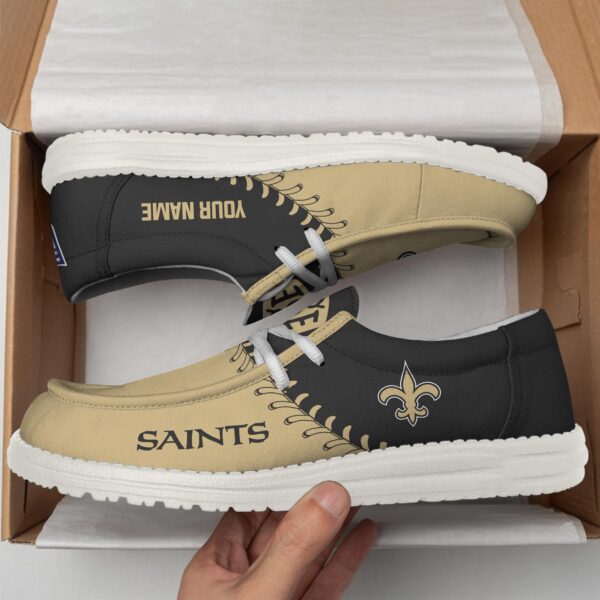 Tubopro New OrleansSaints Hey Dude Shoes For Men And Women - Image 3