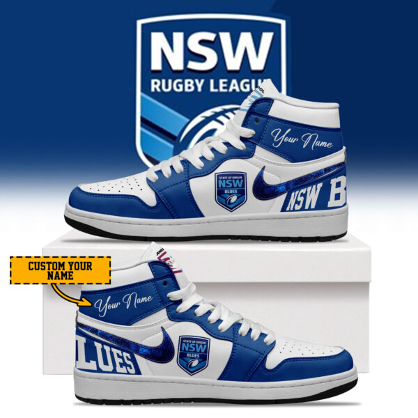 Tubopro New South Wales Blues AJ1 High Sneakers Shoes For Men And Women