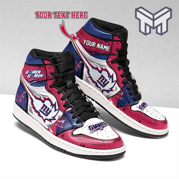 Tubopro New York Giants AJ1 High Sneakers Shoes For Men And Women