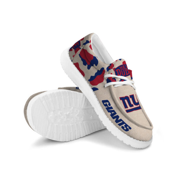 Tubopro New York Giants Hey Dude Shoes For Men And Women - Image 3