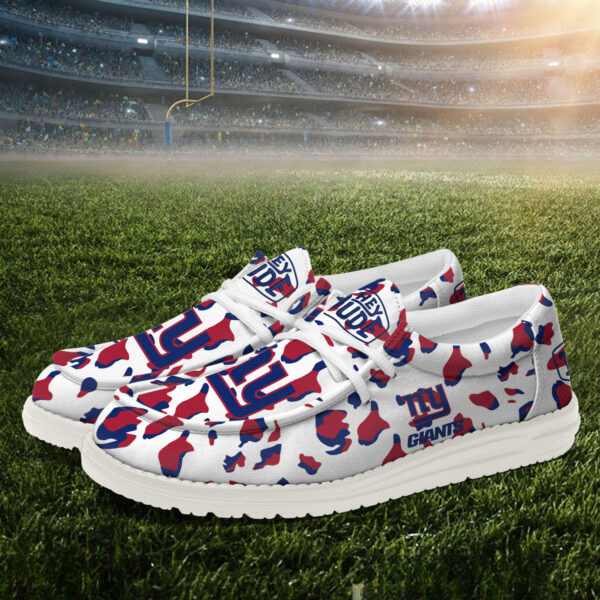Tubopro New York Giants Hey Dude Shoes For Men And Women Ver2 - Image 3