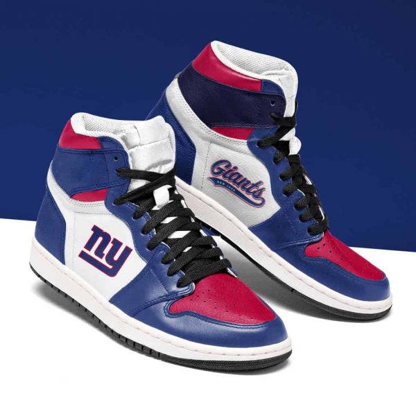 Tubopro New York Giants NFL AJ1 High Sneakers Shoes For Men And Women