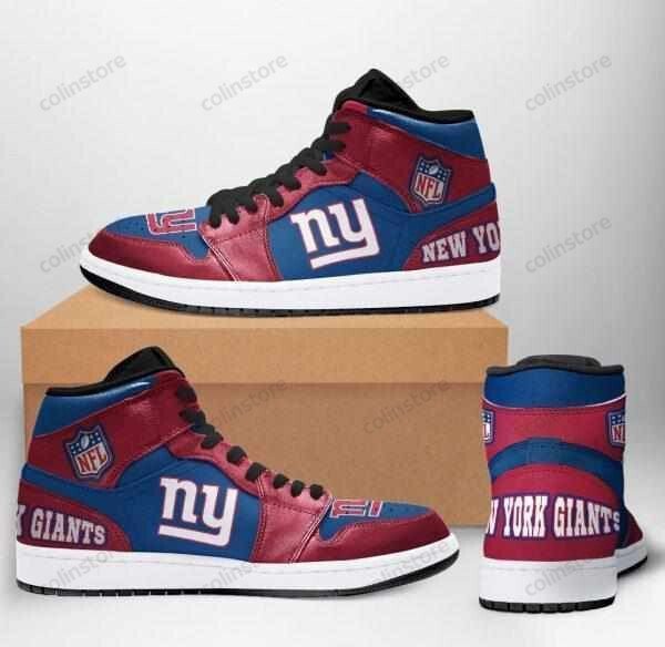 Tubopro New York Giants NFL AJ1 High Sneakers Shoes For Men And Women