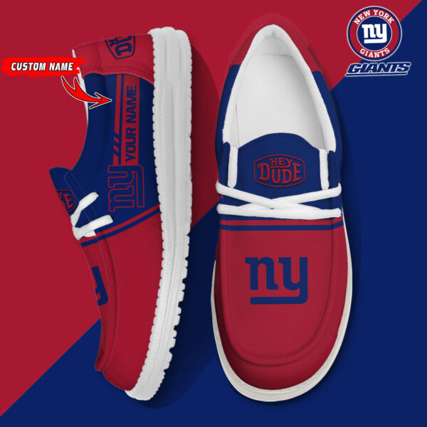 Tubopro New York Giants Personalized Hey Dude Shoes For Men And Women