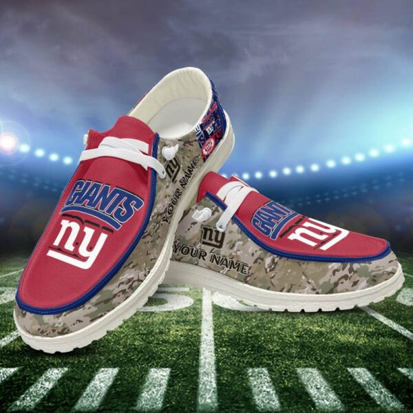Tubopro New York Giants Personalized Hey Dude Shoes For Men And Women
