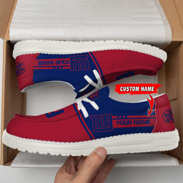 Tubopro New York Giants Personalized Hey Dude Shoes For Men And Women - Image 2