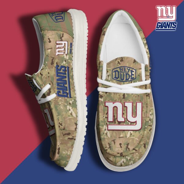 Tubopro New York Giants Personalized Hey Dude Shoes For Men And Women