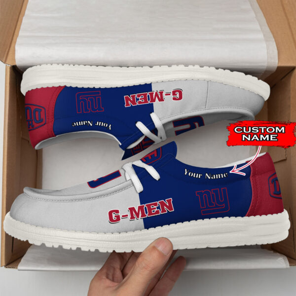 Tubopro New York Giants Personalized Hey Dude Shoes For Men And Women - Image 2