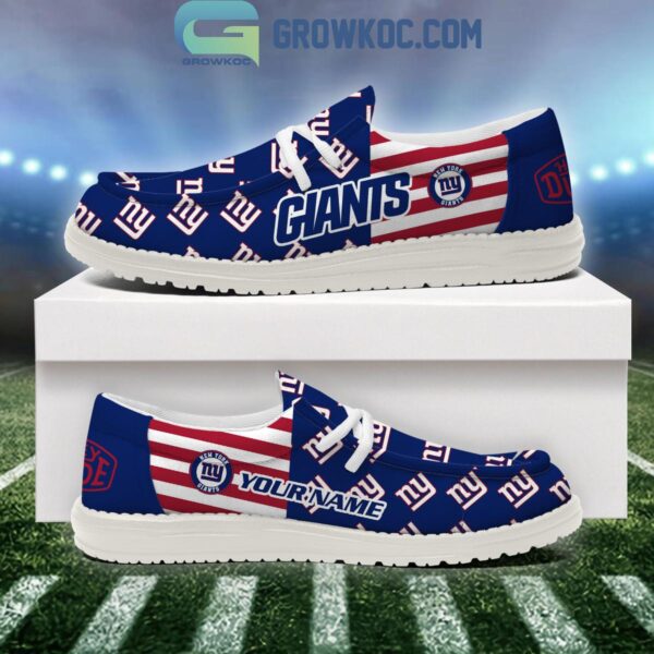 Tubopro New York Giants Personalized Hey Dude Shoes For Men And Women - Image 2