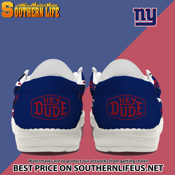 Tubopro New York Giants Personalized Hey Dude Shoes For Men And Women - Image 3