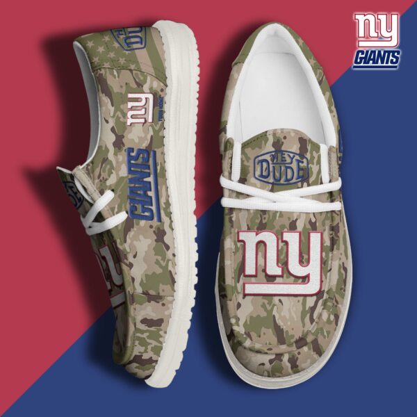 Tubopro New York Giants Personalized Hey Dude Shoes For Men And Women