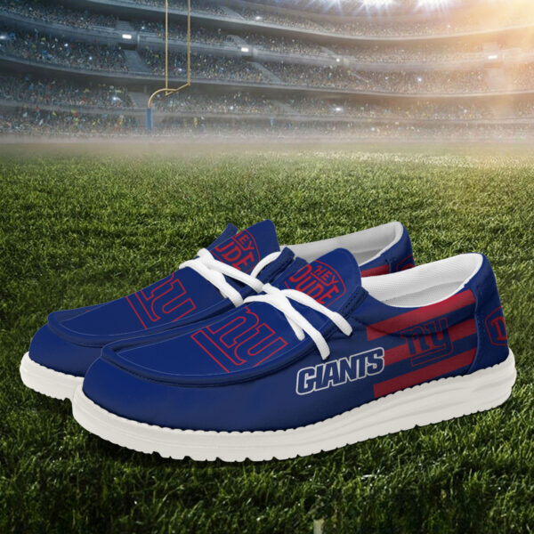 Tubopro New York Giants Personalized Hey Dude Shoes For Men And Women - Image 2