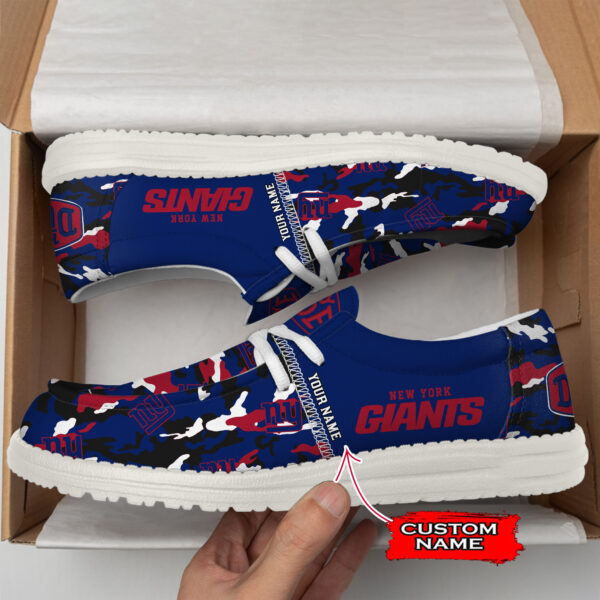 Tubopro New York Giants Personalized Hey Dude Shoes For Men And Women - Image 2
