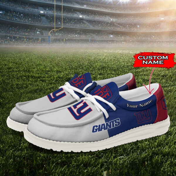 Tubopro New York Giants Personalized Hey Dude Shoes For Men And Women - Image 2