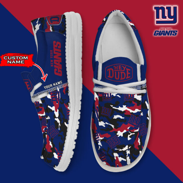 Tubopro New York Giants Personalized Hey Dude Shoes For Men And Women