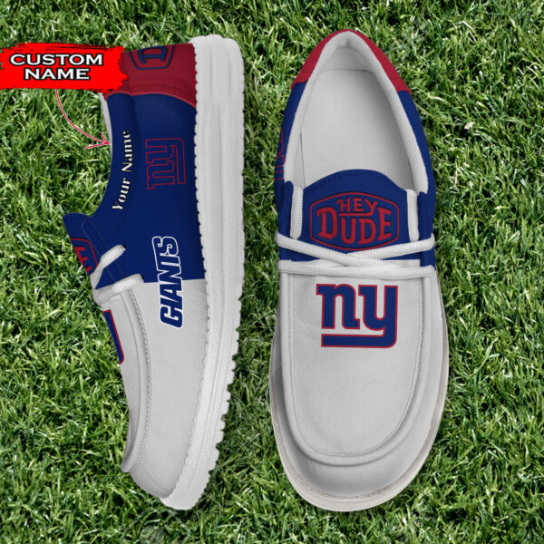 Tubopro New York Giants Personalized Hey Dude Shoes For Men And Women