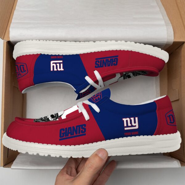 Tubopro New York Giants Personalized Hey Dude Shoes For Men And Women - Image 3