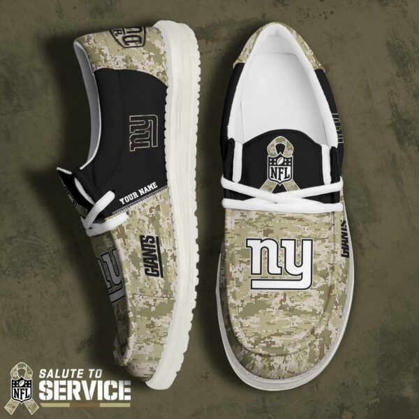 Tubopro New York Giants Personalized Hey Dude Shoes For Men And Women