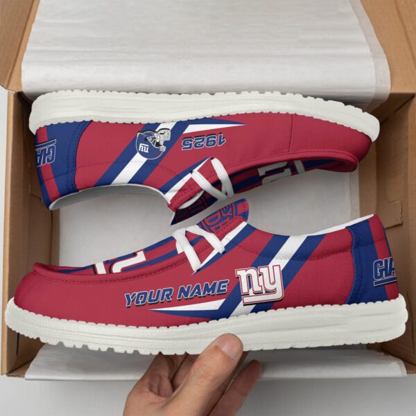 Tubopro New York Giants Personalized Hey Dude Shoes For Men And Women - Image 2