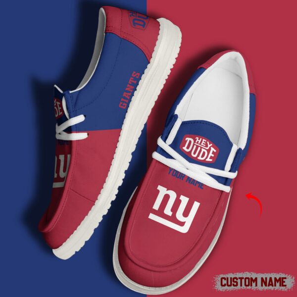 Tubopro New York Giants Personalized Hey Dude Shoes For Men And Women
