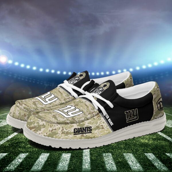 Tubopro New York Giants Personalized Hey Dude Shoes For Men And Women - Image 3