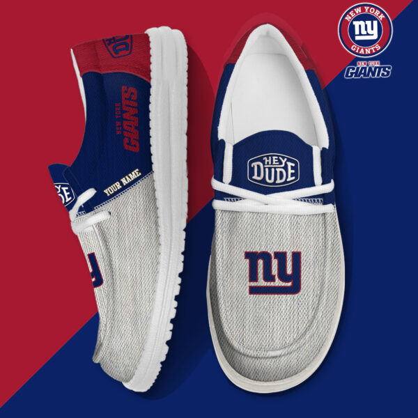 Tubopro New York Giants Personalized Hey Dude Shoes For Men And Women