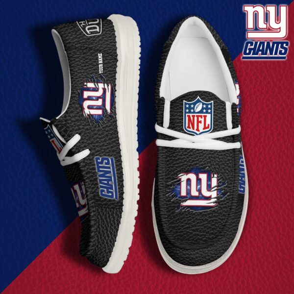 Tubopro New York Giants Personalized Hey Dude Shoes For Men And Women