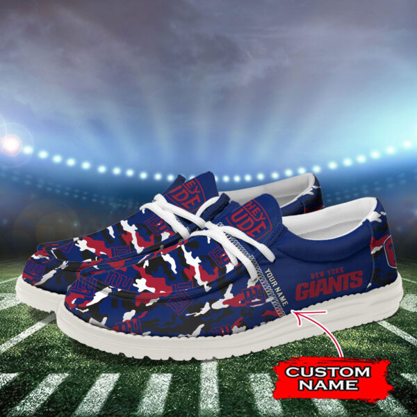 Tubopro New York Giants Personalized Hey Dude Shoes For Men And Women - Image 3