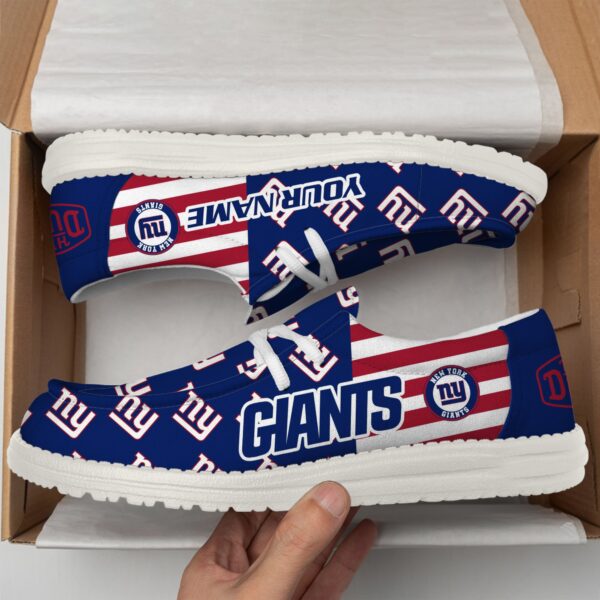 Tubopro New York Giants Personalized Hey Dude Shoes For Men And Women