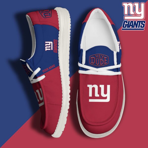 Tubopro New York Giants Personalized Hey Dude Shoes For Men And Women