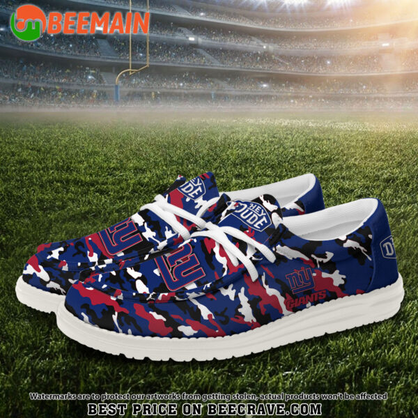Tubopro New York Giants Personalized Hey Dude Shoes For Men And Women - Image 2