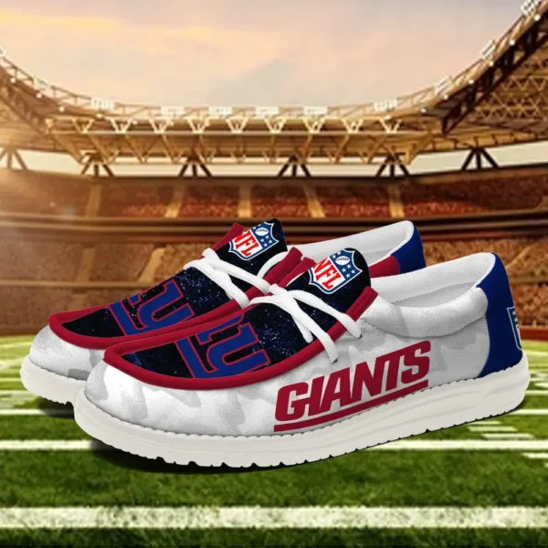 Tubopro New York Giants Personalized Hey Dude Shoes For Men And Women