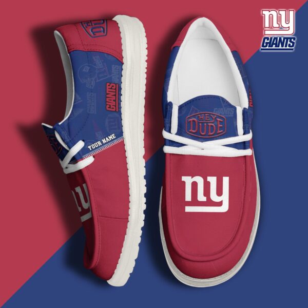 Tubopro New York Giants Personalized Hey Dude Shoes For Men And Women
