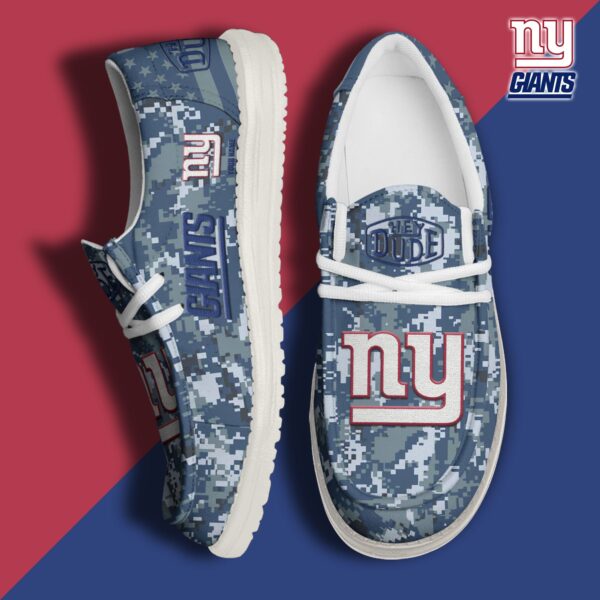 Tubopro New York Giants Personalized Hey Dude Shoes For Men And Women