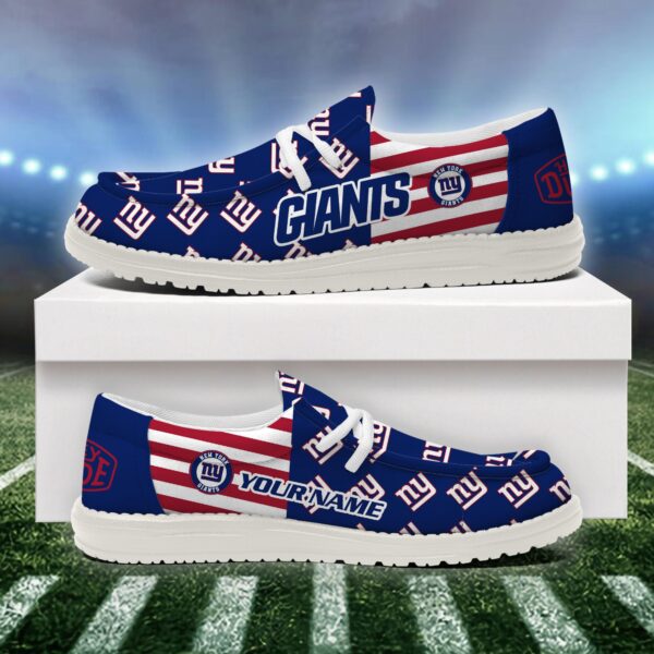 Tubopro New York Giants Personalized Hey Dude Shoes For Men And Women - Image 2