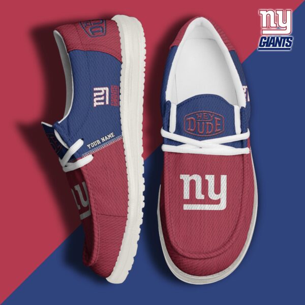 Tubopro New York Giants Personalized Hey Dude Shoes For Men And Women