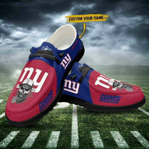 Tubopro New York Giants Personalized Hey Dude Shoes For Men And Women - Image 4