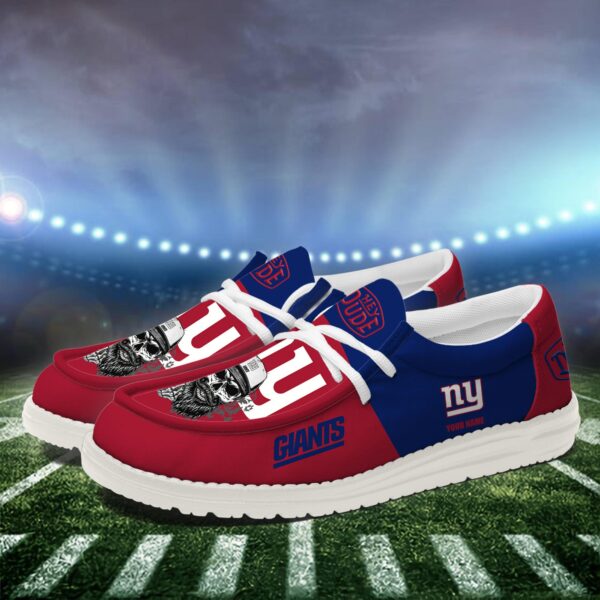Tubopro New York Giants Personalized Hey Dude Shoes For Men And Women - Image 2