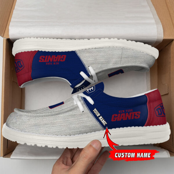 Tubopro New York Giants Personalized Hey Dude Shoes For Men And Women - Image 2