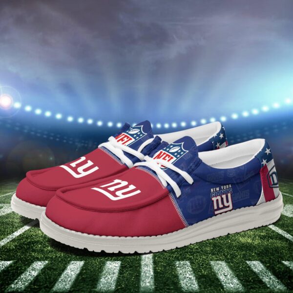 Tubopro New York Giants Personalized Hey Dude Shoes For Men And Women - Image 3