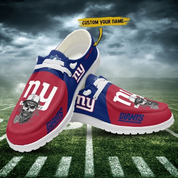 Tubopro New York Giants Personalized Hey Dude Shoes For Men And Women - Image 3