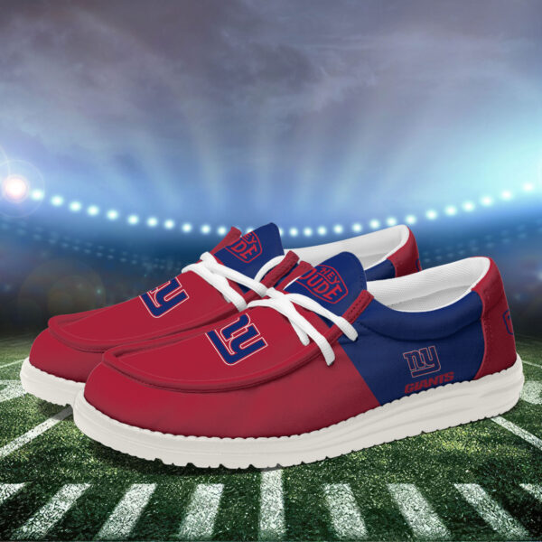 Tubopro New York Giants Personalized Hey Dude Shoes For Men And Women - Image 3
