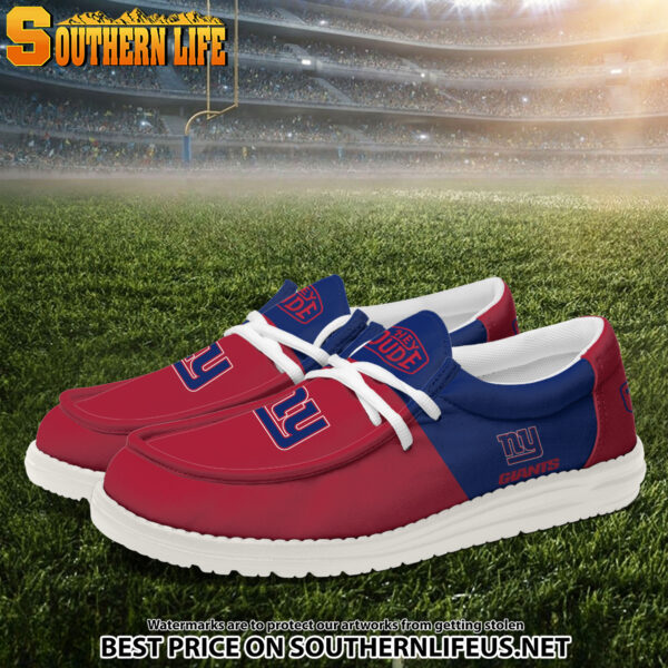Tubopro New York Giants Personalized Hey Dude Shoes For Men And Women - Image 2