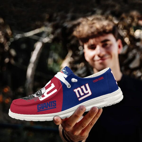 Tubopro New York Giants Personalized Hey Dude Shoes For Men And Women - Image 5