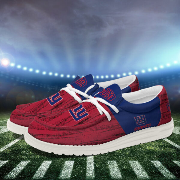 Tubopro New York Giants Personalized Hey Dude Shoes For Men And Women - Image 3